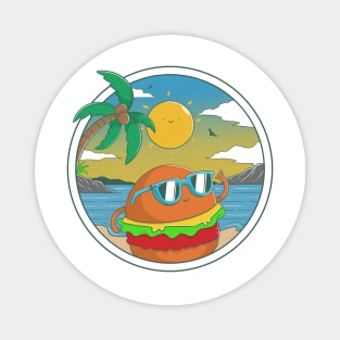 Burger Summer Magnet